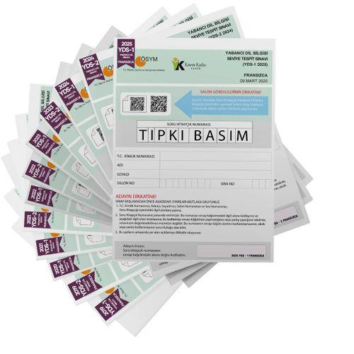 2026 YDS Fransızca ÖSYM Tıpkı Basım Çıkmış Soru Deneme Paketi 12li Fasikül SETİ
