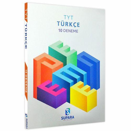 YKS-TYT Türkçe Supara Yayınları ÖSYM Tarzı Sorulara Hazırlık 10lu Deneme Kitapçığı