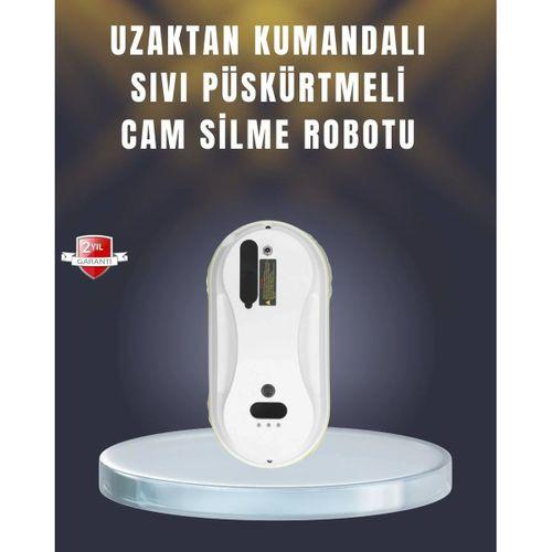 2800 Pa Güçlü Emişli Akıllı Cam Temizleyici Robot