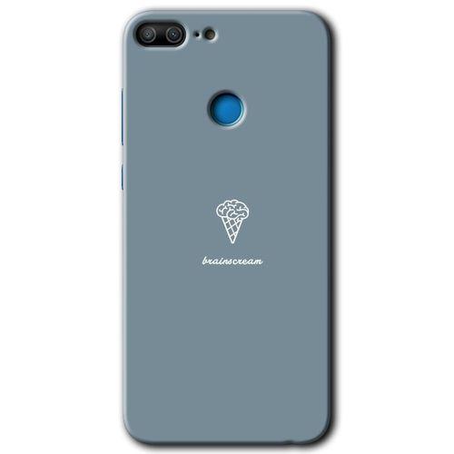 Honor 9 Lite Kılıf HD Desen Baskılı Arka Kapak - Beyin Gıdası + Kırılmaz Cam