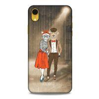 Apple iPhone XR Kılıf FunnyMaX (31) TPU Kılıf Kahverengi