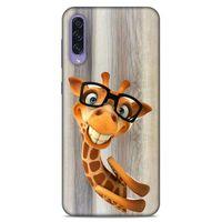 Lopard Samsung Galaxy A50s Uyumlu Kılıf GameX (43) Thin Fit Kılıf Gözlüklü Zürafa