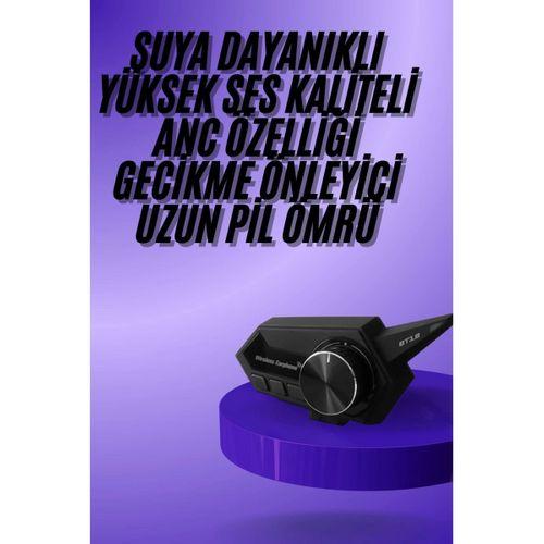 Intercom Bluetooth Kulaklık Kask Kulaklığı ANC Özelliği Yüksek Ses Kaliteli