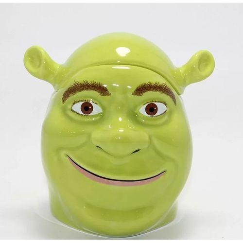3d Shrek Tasarımı Kapaklı Kupa Bardak Alk4534