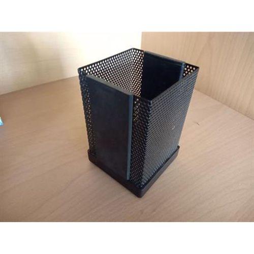 Metal Kalemlik File Model Siyah 7X7,5X11Cm