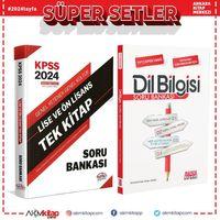 Editör 2024 Lise Önlisans Tek Kitap ve AKM Dil Bilgisi Soru Bankası Seti 2 Kitap