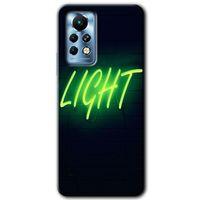 İnfinix Note 11 Pro Kılıf HD Desen Baskılı Arka Kapak - Neon İnscription