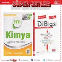 Palme TYT Kimya Konu ve AKM Dil Bilgisi Soru Bankası Seti 2 Kitap