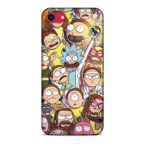 Apple iPhone SE 2020 Uyumlu Kılıf Rick And Morty (34) Slim Armor Kılıf Manager Morty