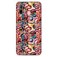 Samsung Galaxy A60 Kılıf Pastel Renkler (34) Slim Armor Kılıf Karışık Renkli