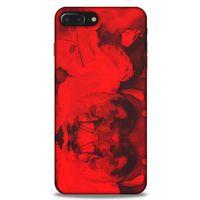 Mermer Kırmızı Apple Iphone 8 Plus Kılıf