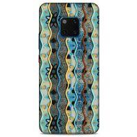 Huawei Mate 20 Pro Kılıf Baskılı Özel Seri Taşlı (28) Arka Kapak