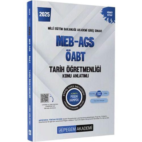2025 MEB AGS ÖABT Tarih Öğretmenliği Konu Anlatımlı Pegem Yayınları
