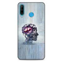 Huawei P30 Lite Kılıf Depresyon (42) Rugged Armor Kılıf Karışık Renkli