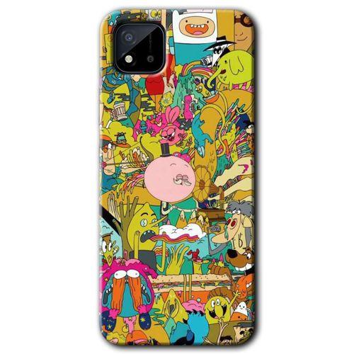 Realme C11 Kılıf HD Desen Baskılı Arka Kapak - Süper Çizgi Kahramanlar 2