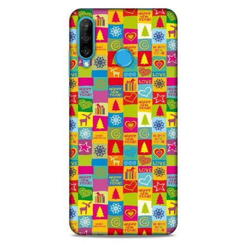 Yılbaşı Süsleri 10 Huawei P30 Lite Kılıf Silikon Kapak