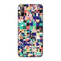 Samsung Galaxy A60 Uyumlu Kılıf Insomnia (40) Fit Silikon Kılıf Minik Kareler
