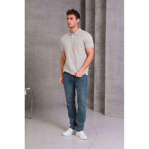 Erkek Slim Fit Pamuklu Yumuşak Doku Nefes Alan Kumaş Yakalı Tişört
