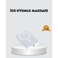 Magsafe Uyumlu Kablosuz Batarya – 27w Hızlı Şarj Destekli Kompakt Güç Bankası