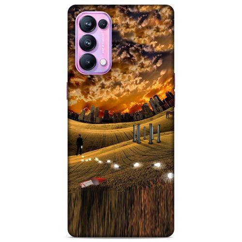 Lopard Oppo Reno 5 Pro 5G Uyumlu Kılıf Manipülasyon ☻ (24) Darbe Emici Kılıf Desenli