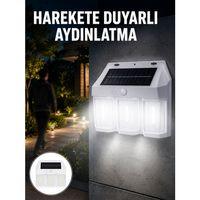 3 İn 1 Solar Duvar Lambası – Ip65 Su Geçirmez, Hareket Sensörlü Yeni Nesil