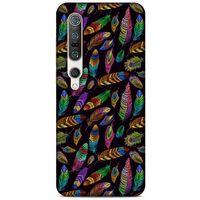 Xiaomi Mi 10 Pro Kılıf Desenli Özel Seri Tüyler (15) Antişok Kılıf