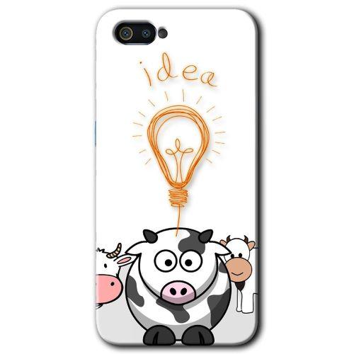 Potkal Hediye Fabrikası Realme C2 Kılıf HD Desen Baskılı Arka Kapak - İdea Lamp