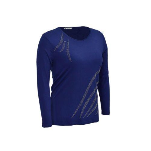 Kadın Uzun Kol Taşlı Bluz BGL-ST03786