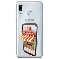 Samsung Galaxy A20 Kılıf Nöbetçi Eczaneler Arka Kapak Koruma Desenli Full Koruyucu