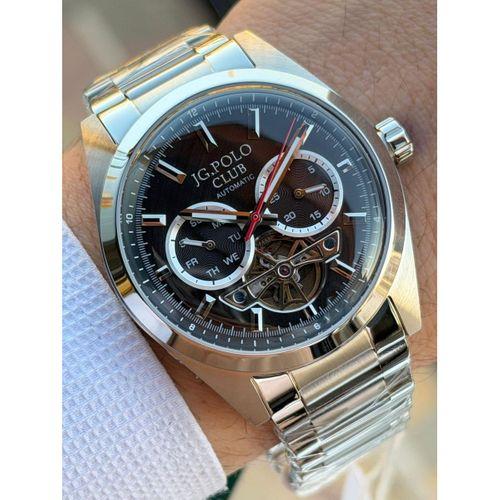JG.Polo Club Otomatik Mekanizma İtalyan Tasarım Bileklik 5Atm Suya Dayanıklı Erkek Kol Saati 04102.1