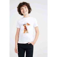 Anime One Piece Baskılı Unisex Çocuk Beyaz t-shirt