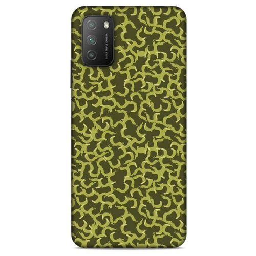 Lopard Xiaomi Poco M3 Uyumlu Kılıf Kamuflaj (93) Thin Fit Kılıf