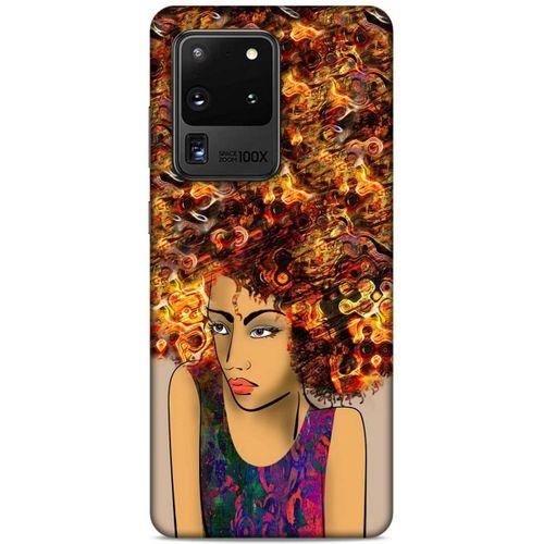 Lopard Samsung Galaxy S20 Ultra Uyumlu Kılıf Sürreal Yüzler ♀ (15) Antişok Kılıf Baskılı