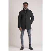 Regular Fit Dik Yaka Düğmeli Suya Dayanıklı Konforlu Termal Kaban