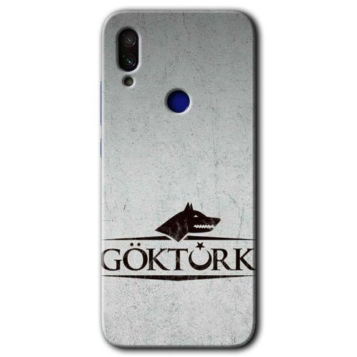 Xiaomi Redmi Note 7 HD Baskılı Kılıf + 9D Tam Ekran Koruyucu - Göktürk