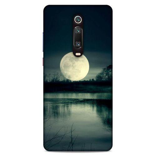 Lopard Xiaomi Mi 9T Uyumlu Kılıf Gece'S (36) Glitter Kılıf Ay Göl