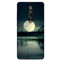 Lopard Xiaomi Mi 9T Uyumlu Kılıf Gece'S (36) Glitter Kılıf Ay Göl