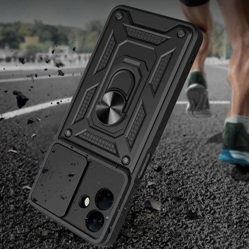 Galaxy A07 Kılıf Magnetik Standlı Kamera Korumalı Zore Sürgülü Vega Kapak