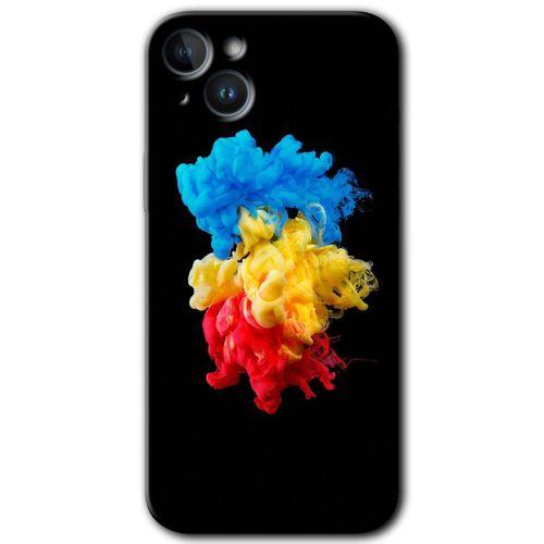 Potkal Hediye Fabrikası iPhone 14 Plus Kılıf HD Desen Baskılı Arka Kapak - Black 1