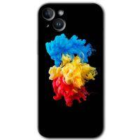 Potkal Hediye Fabrikası iPhone 14 Plus Kılıf HD Desen Baskılı Arka Kapak - Black 1