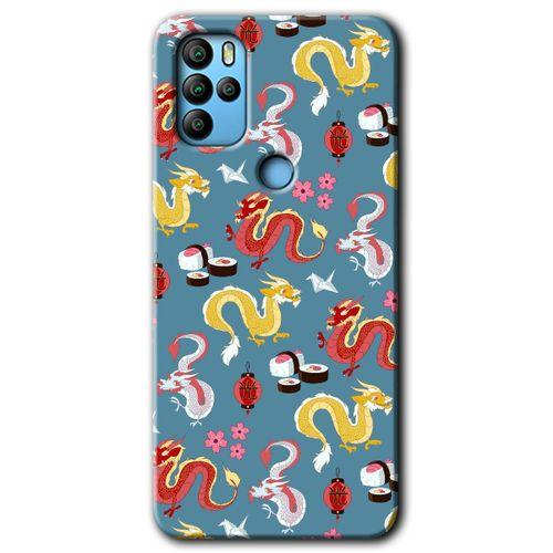 Potkal Hediye Fabrikası General Mobile GM 21 Pro Kılıf HD Desen Baskılı Arka Kapak - Funky Dragon