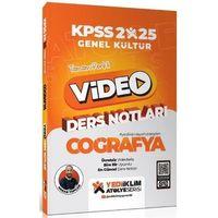 2025 KPSS Coğrafya Atölye Genel Kültür Video Ders Notları Yediiklim Yayınları