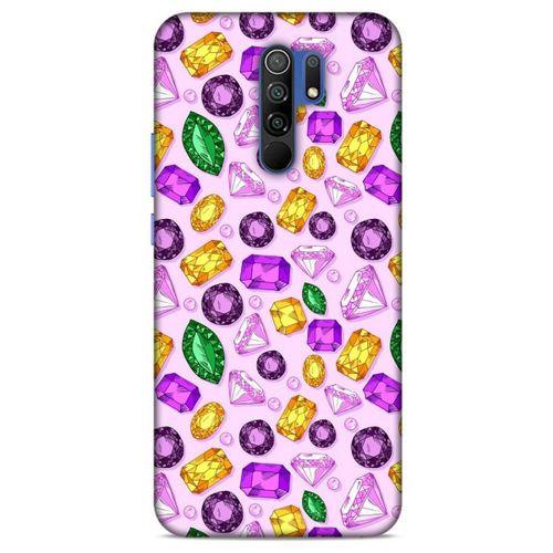 Xiaomi Redmi 9 Kılıf Baskılı Özel Seri Taşlı (50) Shockproof Kılıf