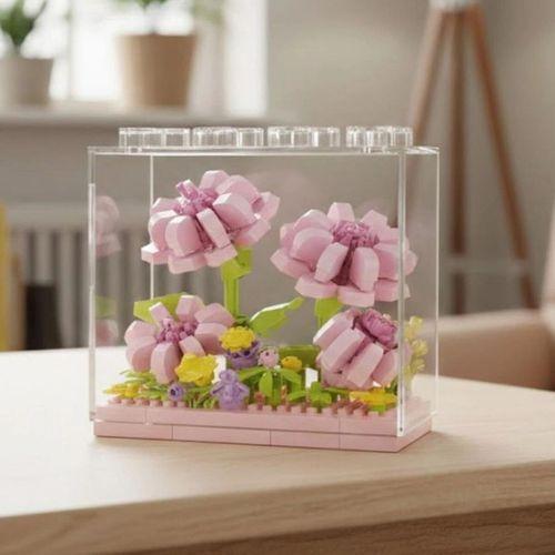 P2504 PEMBE PAPATYA MODEL 183 PARÇA BLOCK OYUNCAK