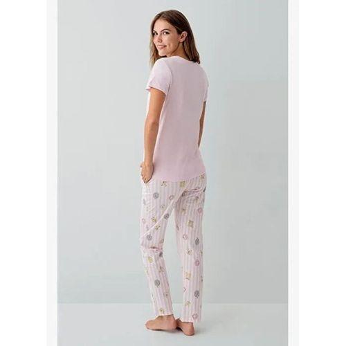 Rolypoly Rp3810-s Kadın Kısa Kol Pijama Takımı