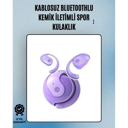 S05 Kablosuz Bluetooth 5 3 Kemik İletimli Spor Kulaklık – Ipx4 Suya Dayanıklı, 6 Saat Pil Ömrü