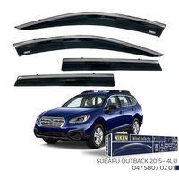 Subaru Outback 2015 Sonrası - Kromlu Cam Rüzgarlığı 4Lü Parça