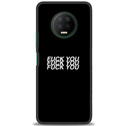 Infinix Note 7 Kılıf HD Baskılı Kılıf - You You You + Tam Ekran Koruyucu