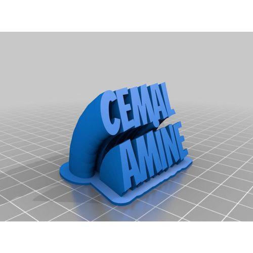 Özelleştirilmiş İki Satırlı İsim Plakası Metni (Bu ürün Sadece Plastik parçadır - Almadan Önce Soru Sorabilirsiniz)