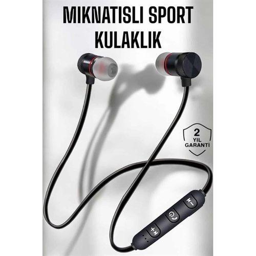 Kablolu Mıknatıslı Sport Kulaklık Bluetooth Bağlantılı